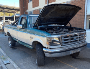 A junk car recently sold for cash