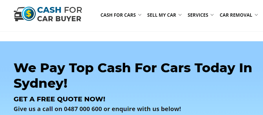 sell your car with cash for car buyer