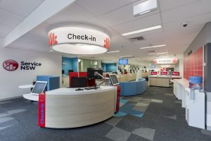 The insisde of a NSW Service Centre 