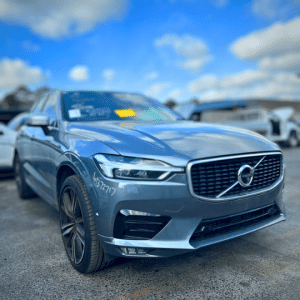 Volvo Car Being Wrecked